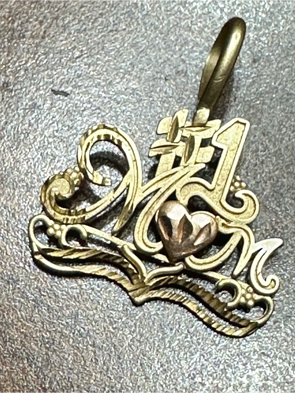 14k gold charm